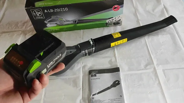 Воздуходувка аккумуляторная Lux-tools 20V 1POWER SYSTEM обзор АКК инструмента . Обзор №5 / модуль №1