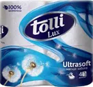 Бумага Tolli Lux туалетная белая 3 слоя 4шт