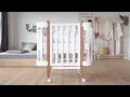 Детская кровать-трансформер Happy Baby Mommy Lux, Белый