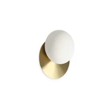 Настенный светильник IDEAL LUX NINFEA AP1 OTTONE 293646