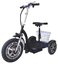 El-Sport Электросамокат трехколесный HEADWAY ZAPPY LUX 500W LiIon черный электротранспорт