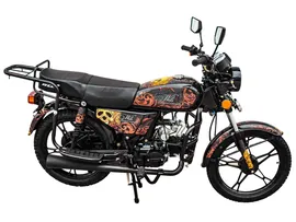 Мопед WELS "ALPHA" BLACK LUX 17" 4 такт.125 cc + дуга