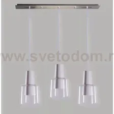 Универсальная потолочная база Crystal Lux L800-3 NICKEL (0990/032)