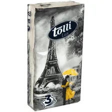 Платки бумажные Tolli Lux 3 слоя, 10шт