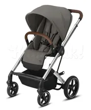 Коляска прогулочная CYBEX BALIOS S LUX SLV SOHO GREY с дождевиком