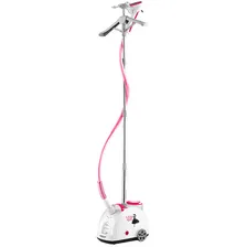 Отпариватель DELTA LUX DL-858PS белый с розовым